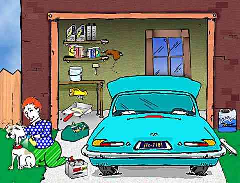Garages may contain thousands of Automotive Household Chemicals, Products, and Household Hazardous Materials.
