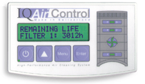 IQAir HealthPro Plus Air Purifier Digital Control Panel and Filter Life Monitor makes this the most advanced portable air purifier.