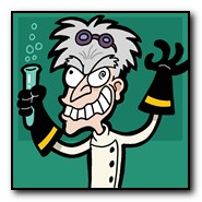 mad scientist caricature