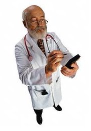 Image of an older doctor