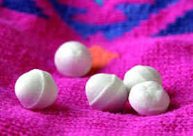 Image of mothballs.